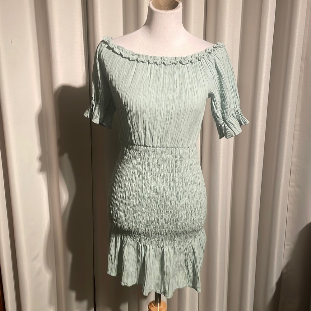 Shein smocked dress.
